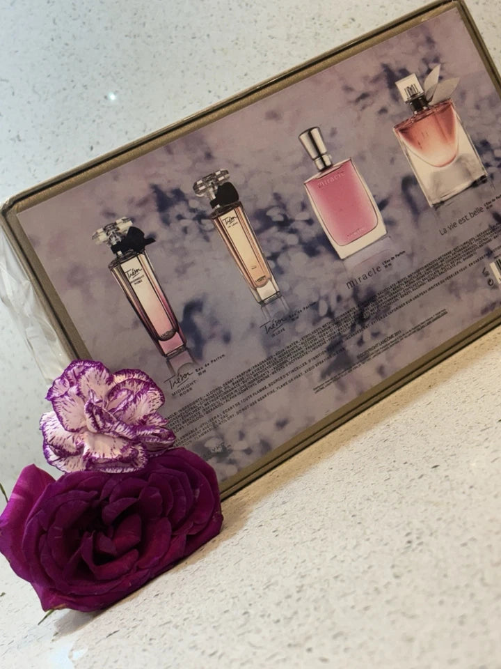 Lancôme Set 4 x 30ml EDPs – Trésor x2, Miracle & La Vie Est Belle BNIB