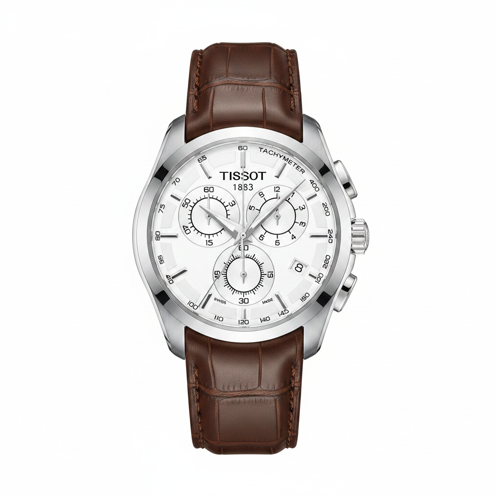Tissot Couturier Marron - Fond Blanc Officiel